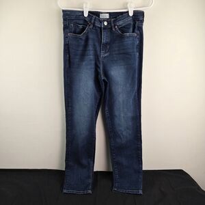 Nicole Miller Soho High Rise Skinny Jeans Womens Size 8 Dark Wash Blue Cotton